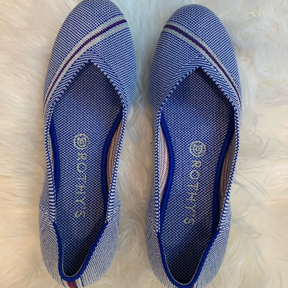 Rothy’s blue flats